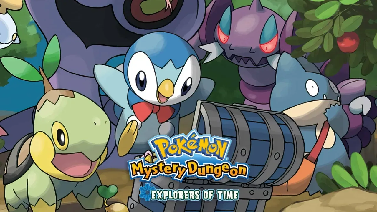 Pokemon Mystery Dungeon: Explorers of Time — NDS ROM…